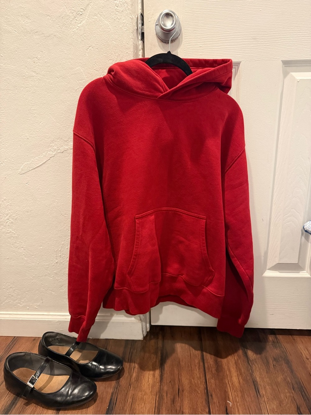 TNA Men's Red Crewneck Hoodie